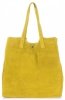 Kožené kabelka shopper bag Vittoria Gotti žltá V205454